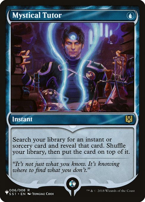 Mystical Tutor (SS1-6) - The List - Game On