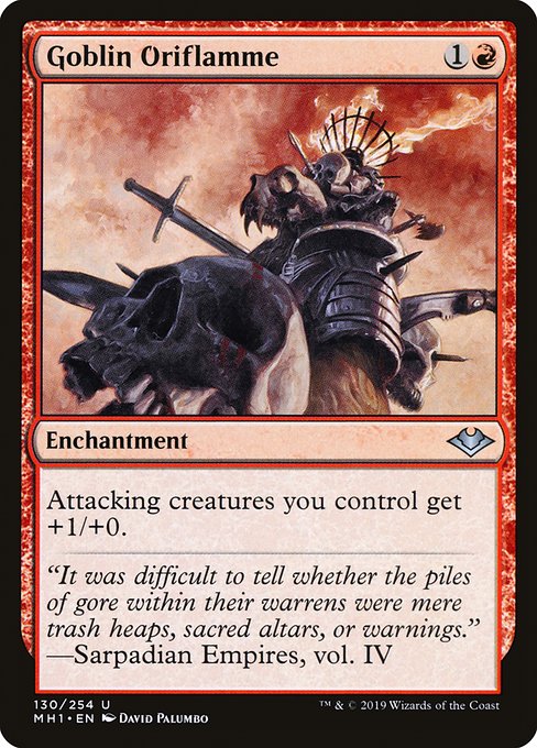 Goblin Oriflamme (130) (Foil) - Modern Horizons - Game On