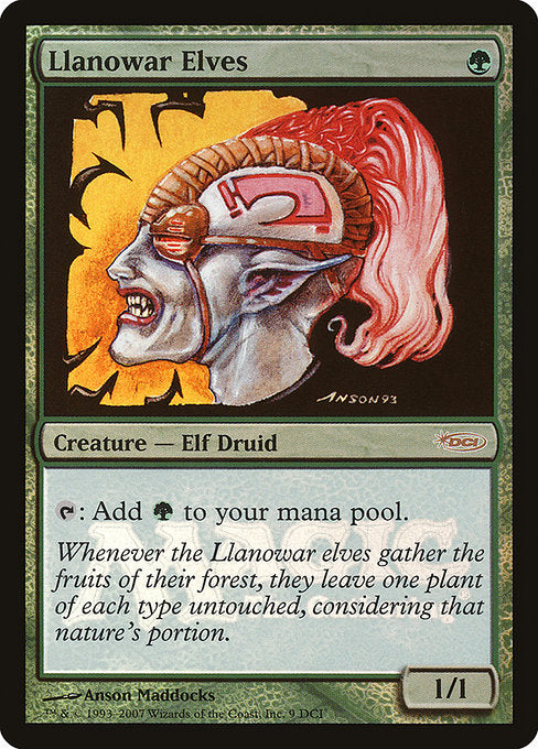 Llanowar Elves (9) (Foil) - DCI Promos - Game On
