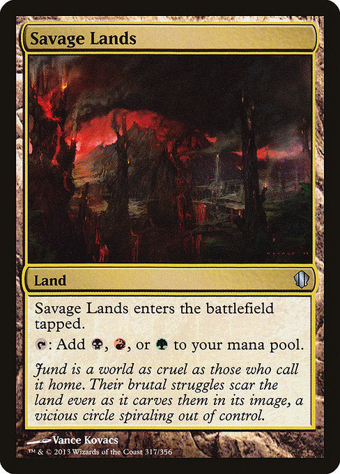 Savage Lands (317) - Commander 2013 - Game On
