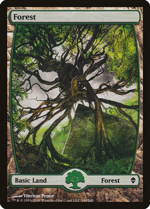 Forest (249) - FULL ART - Zendikar - Game On