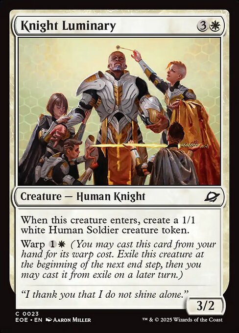 Knight Luminary (23) - Edge of Eternities - Game On