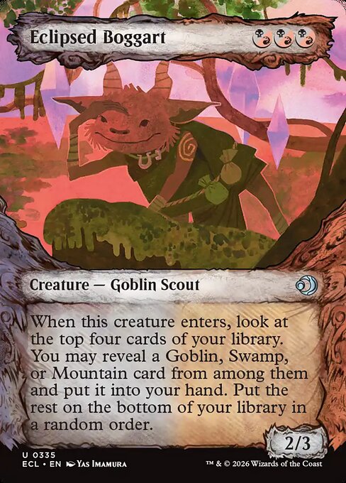 Eclipsed Boggart (335) - BORDERLESS - Lorwyn Eclipsed - Game On