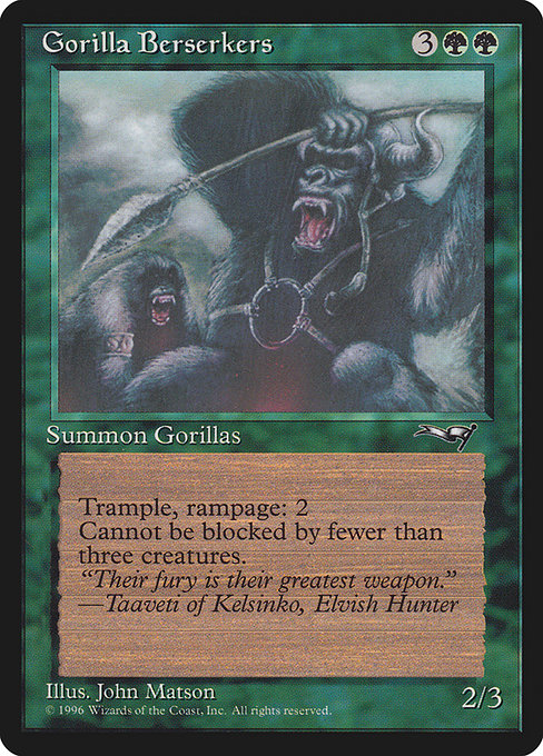 Gorilla Berserkers (93a) - Alliances - Game On