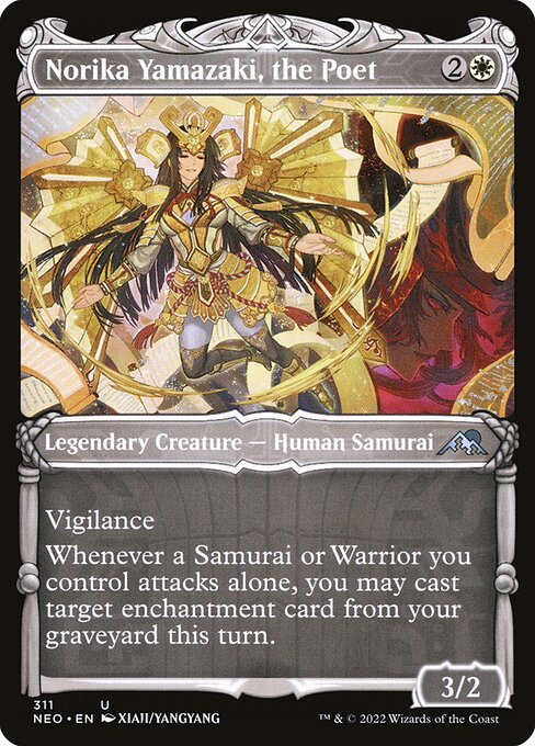 Norika Yamazaki, the Poet (311) - SHOWCASE - Kamigawa: Neon Dynasty - Game On