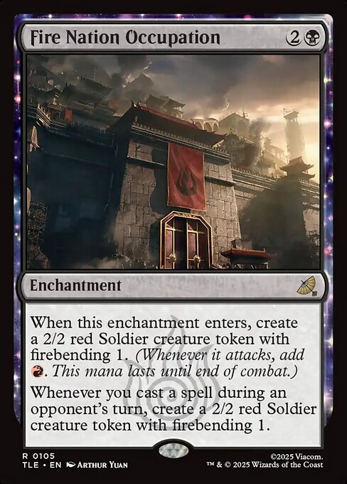 Fire Nation Occupation (105) (Foil) - Avatar: The Last Airbender Eternal - Game On