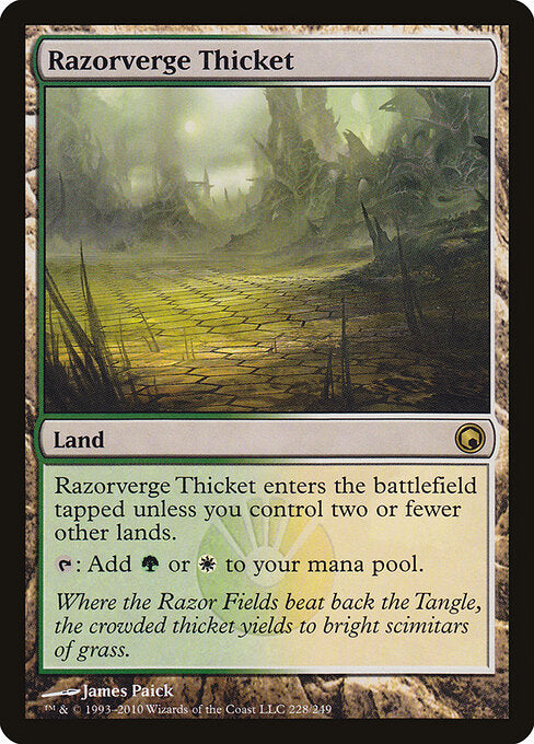 Razorverge Thicket (228) - Scars of Mirrodin - Game On