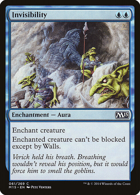 Invisibility (61) (Foil) - Magic 2015 - Game On