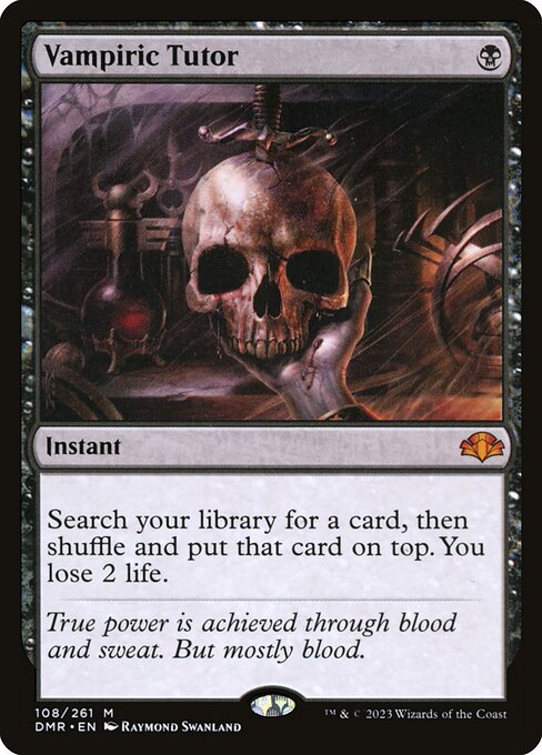 Vampiric Tutor (108) - Dominaria Remastered - Game On