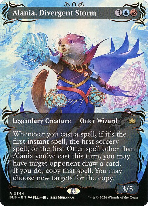 Alania, Divergent Storm (344) - BORDERLESS (Foil) - Bloomburrow - Game On