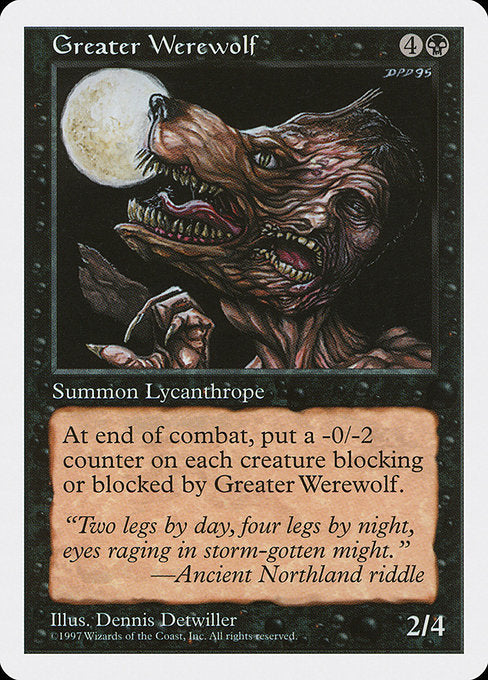 Greater Werewolf (166) - Fifth Edition - Game On