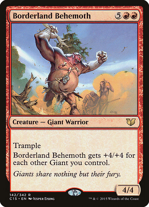 Borderland Behemoth (142) - Commander 2015 - Game On