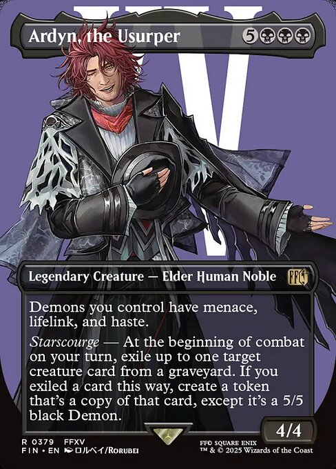 Ardyn, the Usurper (379) - BORDERLESS - FULL ART (Foil) - Final Fantasy - Game On