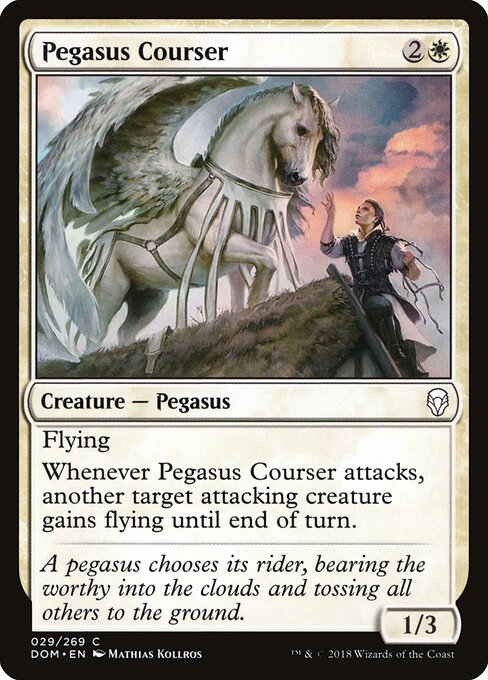 Pegasus Courser (29) (Foil) - Dominaria - Game On