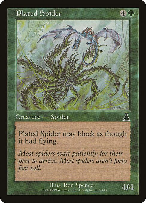 Plated Spider (116) - Urza's Destiny - Game On