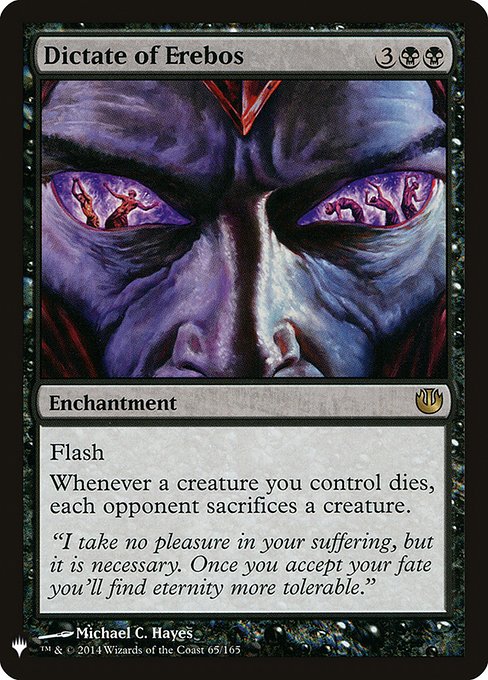 Dictate of Erebos (JOU-65) - The List - Game On