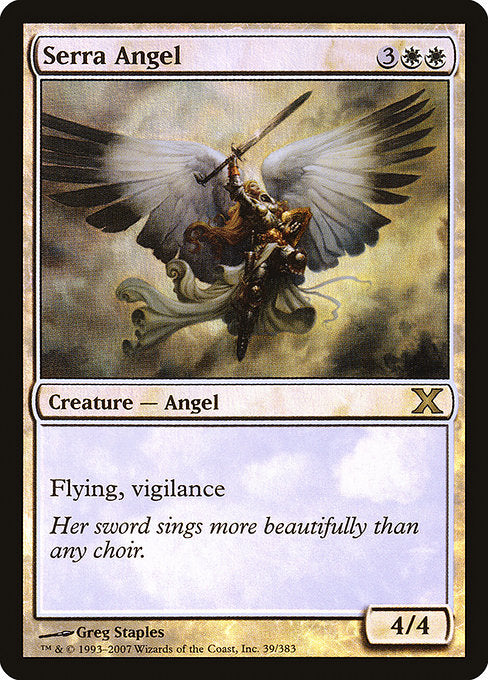 Serra Angel (39★) - Tenth Edition - Game On
