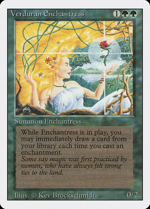 Verduran Enchantress (223) - Revised Edition - Game On