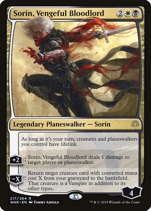 Sorin, Vengeful Bloodlord (217) - War of the Spark - Game On