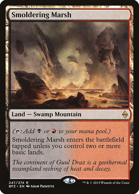 Smoldering Marsh (247) - Battle for Zendikar - Game On