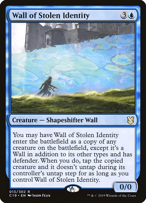 Wall of Stolen Identity (13) - Commander 2019 - Game On