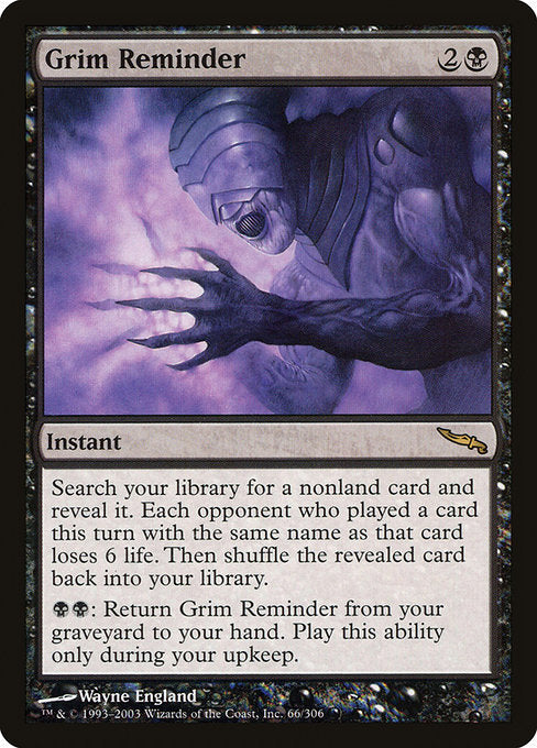 Grim Reminder (66) - Mirrodin - Game On
