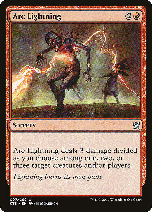 Arc Lightning (97) (Foil) - Khans of Tarkir - Game On