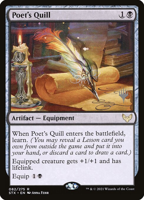Poet's Quill (82p) - Strixhaven: School of Mages Promos - Game On