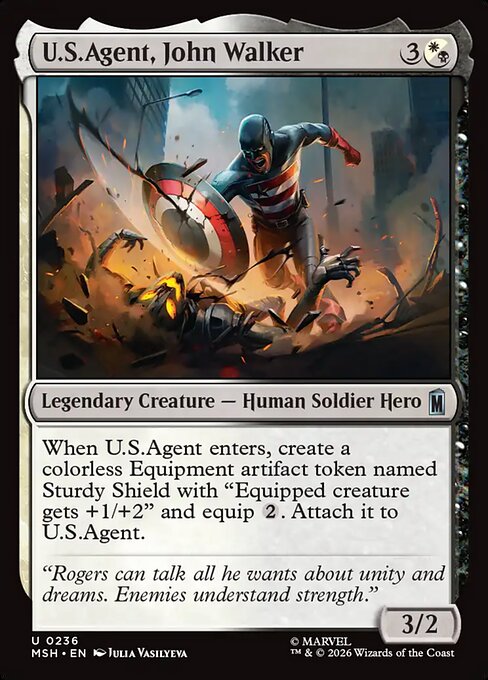 U.S.Agent, John Walker (236) - Marvel Super Heroes - Game On