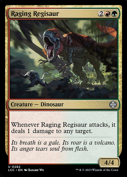 Raging Regisaur (282) - The Lost Caverns of Ixalan Commander - Game On