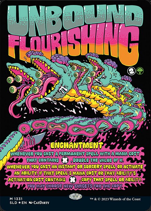Unbound Flourishing (1331) - BORDERLESS - FULL ART (Foil) - Secret Lair Drop - Game On