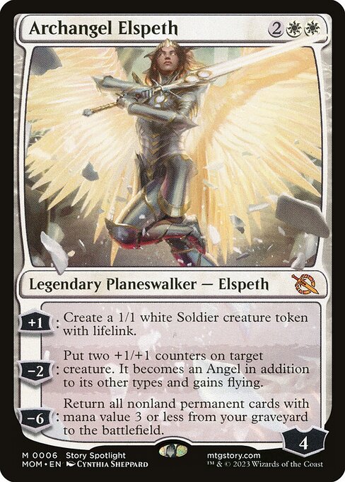 Archangel Elspeth (6) (Foil) - March of the Machine - Game On