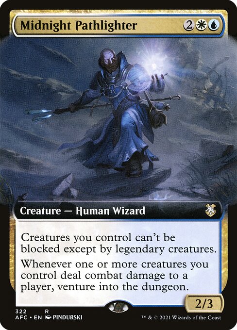 Midnight Pathlighter (322) - EXTENDED ART - Forgotten Realms Commander - Game On