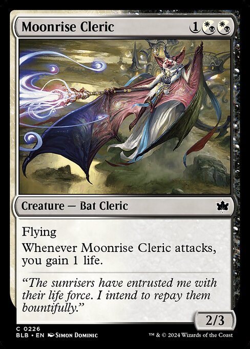 Moonrise Cleric (226) (Foil) - Bloomburrow - Game On