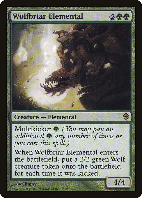 Wolfbriar Elemental (118) (Foil) - Worldwake - Game On
