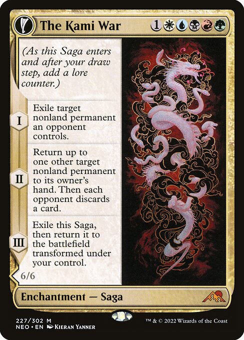 The Kami War // O-Kagachi Made Manifest (227) (Foil) - Kamigawa: Neon Dynasty - Game On