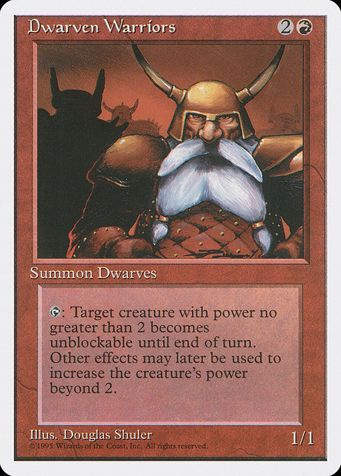 Dwarven Warriors (187) - Fourth Edition - Game On