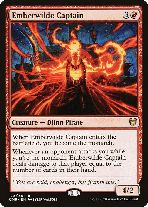 Emberwilde Captain (175) (Foil) - Commander Legends - Game On