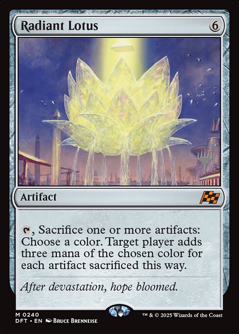 Radiant Lotus (240p) (Foil) - Aetherdrift Promos - Game On