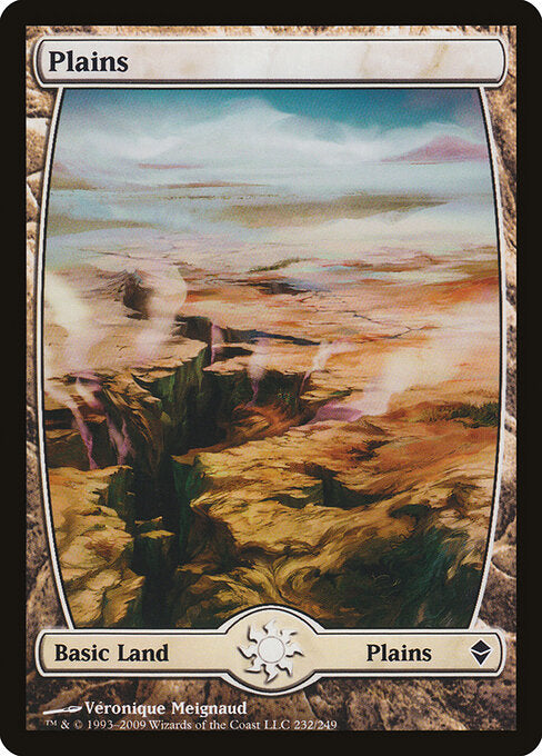 Plains (232) - FULL ART (Foil) - Zendikar - Game On