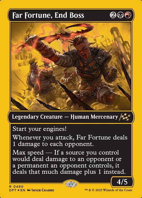 Far Fortune, End Boss (480) (Foil) - Aetherdrift - Game On