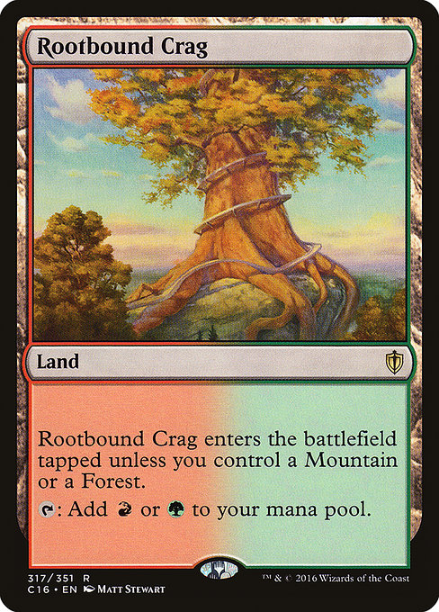 Rootbound Crag (317) - Commander 2016 - Game On