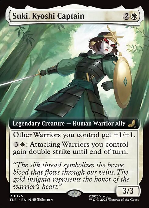 Suki, Kyoshi Captain (175) - EXTENDED ART - Avatar: The Last Airbender Eternal - Game On