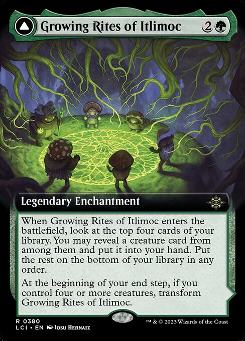 Growing Rites of Itlimoc // Itlimoc, Cradle of the Sun (380) - EXTENDED ART (Foil) - The Lost Caverns of Ixalan - Game On