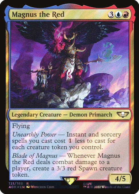 Magnus the Red (131★) (Foil) - Warhammer 40,000 Commander - Game On