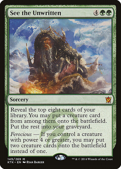 See the Unwritten (149) - Khans of Tarkir - Game On