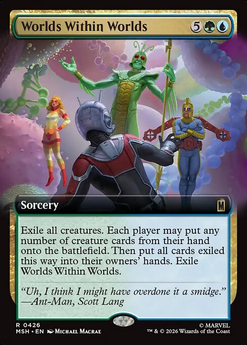 Worlds Within Worlds (426) - EXTENDED ART (Foil) - Marvel Super Heroes - Game On