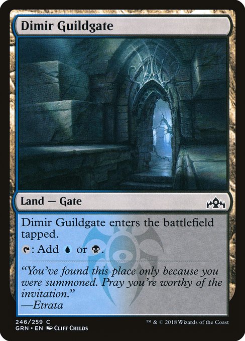 Dimir Guildgate (246) (Foil) - Guilds of Ravnica - Game On