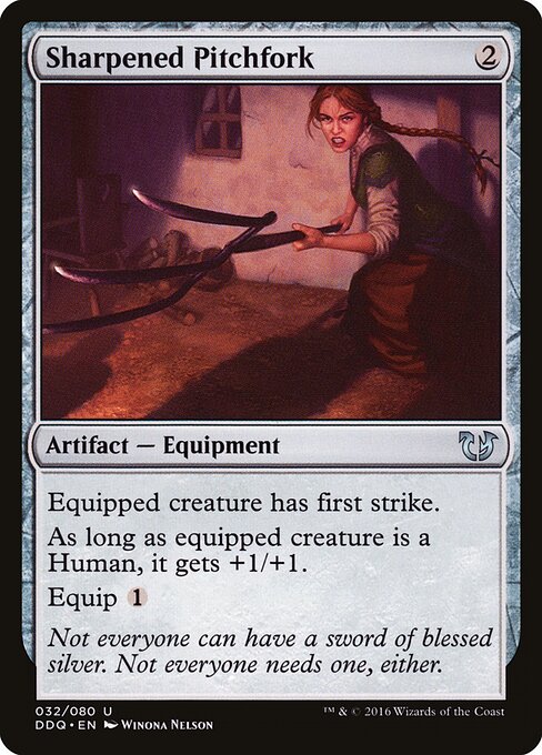 Sharpened Pitchfork (32) - Duel Decks: Blessed vs. Cursed - Game On