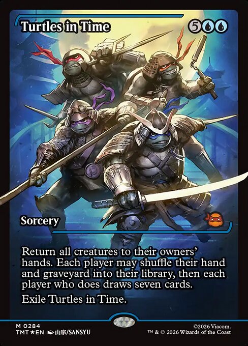 Turtles in Time (284) - FULL ART (Foil) - Teenage Mutant Ninja Turtles - Game On